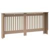 vidaXL Pokrivač radijatora 2 pcs Smeđa 172 x 19 x 81,5cm