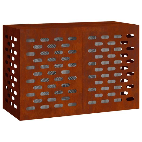 vidaXL Pokrov za klima uređaj Rđa 90 x 40 x 60 cm