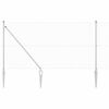 vidaXL Zavareno žičano ograđivanje s bodljama 50 x 1 m Pocinčani čelik