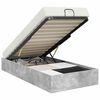 vidaXL Otomanski krevet s pohranom Betonski sivi 193 x 120 x 25 cm