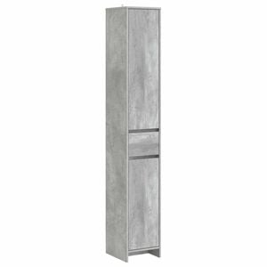 vidaXL Kupaonski ormar Betonska siva 30 x 33 x 190 cm