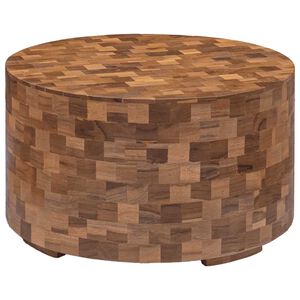 vidaXL Stolić za kavu 60 x 60 x 35 cm od masivne tikovine