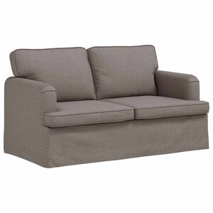 vidaXL Sofa Sivo-smeđa 144 x 80 x 85 cm tkanina