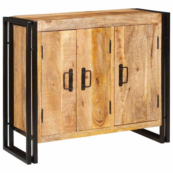 vidaXL Kreveta Smeđa 80 x 33 x 70 cm masivno drvo manga