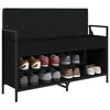 vidaXL Klupa za cipele crna 105,5x32x57,5 cm od konstruiranog drva