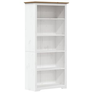 vidaXL Regal za knjige BODO smeđi 82x40x173 cm od masivne borovine