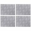 vidaXL Stepenica 4 kom. 40 x 30 cm Srebrno Aluminij Pravokutni
