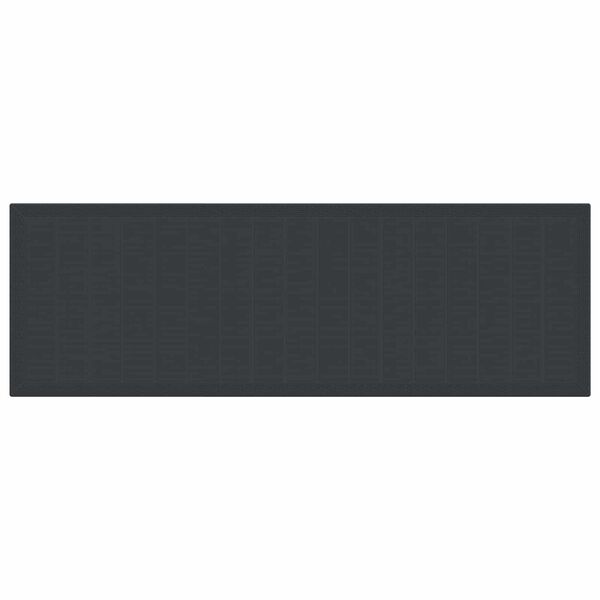 vidaXL Vrtni set za objed s jastukom 13 pcs Antracit Polyrattan