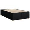 vidaXL Krevet box spring s madracem crni 120 x 190 cm od tkanine