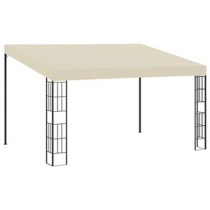 vidaXL Zidna sjenica 3 x 4 m krem od tkanine