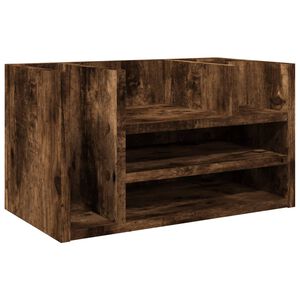 vidaXL Organizator za stol boja hrasta 44,5x24x25 cm konstruirano drvo