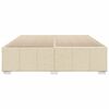vidaXL Okvir za krevet bez madraca krem 180 x 200 cm od tkanine