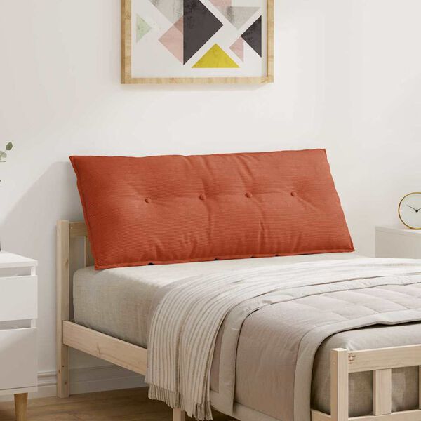 vidaXL Jastuk za leđa Crvena narančasta 120 x 50 cm Kordura tekstil