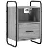 vidaXL Viseći Noćni Ormar Siva Sonoma 40 x 30 x 60 cm