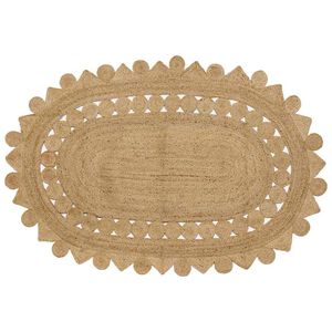 vidaXL Tepih Smeđa 152 x 245 cm Juta