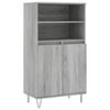 vidaXL Visoka komoda siva sonome 60x36x110 cm od konstruiranog drva