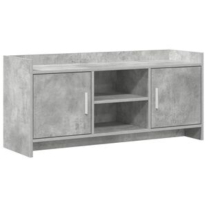 vidaXL TV ormar 102 x 33 x 47 cm Betonska siva Konstruirano drvo