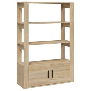 vidaXL Komoda boja hrasta sonome 80x30x119,5 cm od konstruiranog drva