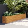 vidaXL Povi&scaron;ena vrtna gredica 482x50x69 cm Corten čelik