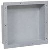 vidaXL Ni&scaron;a za tu&scaron; mat siva 41 x 36 x 10 cm
