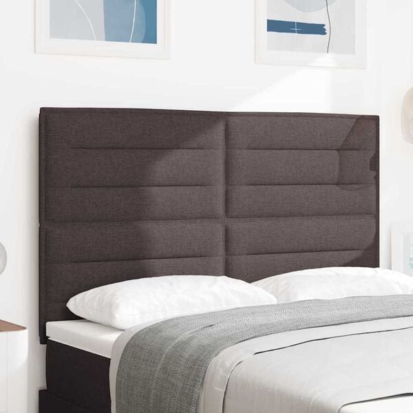 vidaXL Uzglavlje s uzglavljem Tamno smeđa 160 cm Lažna koža