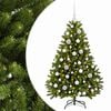 vidaXL Umjetno božićno drvce svijetlo zeleno s kuglicom 120 cm
