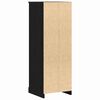vidaXL Highboard Crni hrast 36 x 35.5 x 103.5 cm Konstruirano drvo
