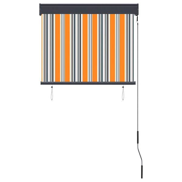 vidaXL Vanjska roleta 80 x 250 cm žuto-bijela