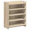 vidaXL Ormar za cipele s pohranom Hrast sonoma 73,5 x 36 x 92 cm