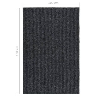 vidaXL Dugi tepih za hvatanje nečistoće 100 x 150 cm antracit