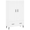 vidaXL Visoka komoda bijela 69,5 x 31 x 115 cm od konstruiranog drva
