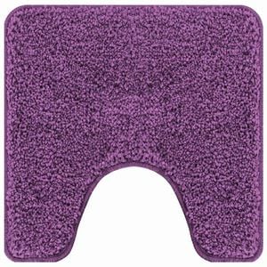 vidaXL Prostirka protiv klizanja s izrezom za WC Ljubičasta 50 x 50 cm