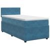 vidaXL Boxspring krevet s madracem Tamno plava 80 x 200 cm Bar&scaron;un