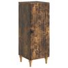 vidaXL Kreveta Dimljeni hrast 33 x 34,5 x 90 cm Konstruirano drvo