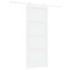 vidaXL Klizna vrata 86 x 211 cm Konstruirano drvo Bijela