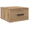 vidaXL Noćni ormar 35 x 35 x 20 cm Konstruirano drvo Umjetnički hrast