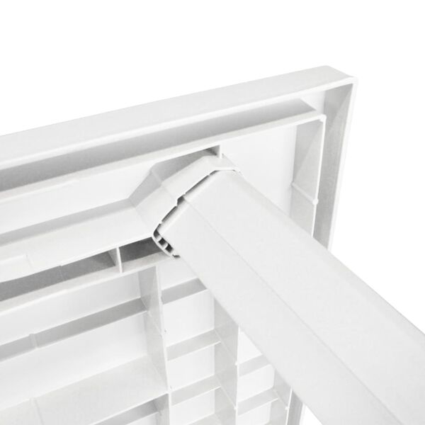 vidaXL Vrtni stol od plastike bijeli 126 x 76 x 72 cm