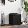 vidaXL Klupa za pohranu crna 42 x 42 x 45 cm od konstruiranog drva