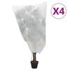 vidaXL Navlake od flisa za biljke s vezicom 4 kom 70 g/m&sup2; 0,8 x 1 m