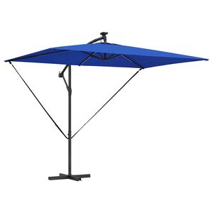 vidaXL Suncobran 294 x 200 x 270 cm Poliester i aluminij Azurnoplava
