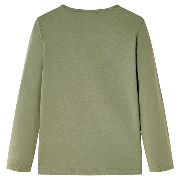 Dječja majica dugih rukava kaki 92
