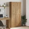 vidaXL Visoka ploča Artisan hrast 82,5x30,5x185 cm izrađeno drvo