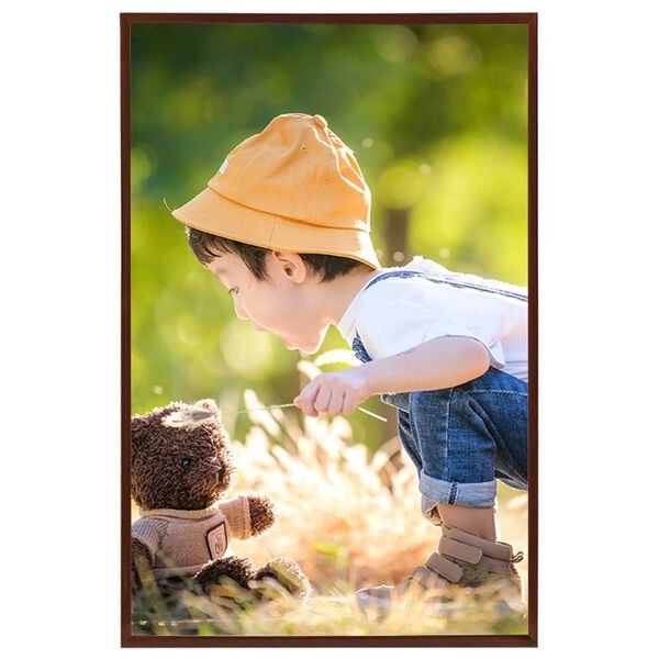 vidaXL Okviri za fotografije 3 kom za zid i stol brončani 70x90 cm MDF