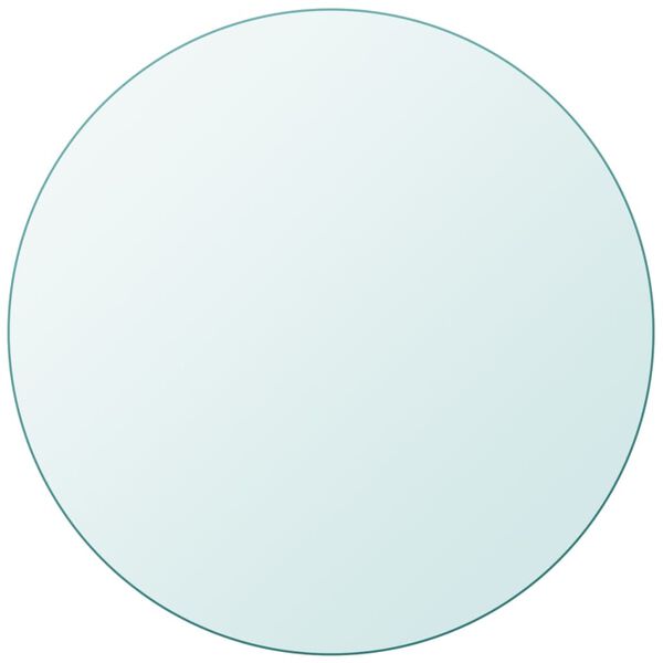 vidaXL Ploča za Stol Kaljeno Staklo Okrugla 700 mm