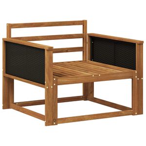 vidaXL Srednja sofa za van Prirodna