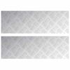 vidaXL Stepenica 2 kom. 75 x 25 cm Srebrno Aluminij Pravokutni