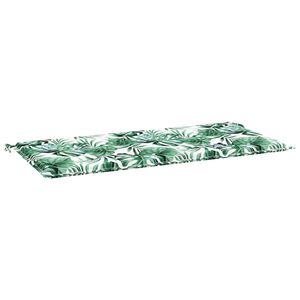 vidaXL Jastučić za stolicu Oxford tkanina Uzorak lista 100 x 50 x 3 cm