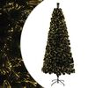 vidaXL Svjetlovodno božićno drvce 180 cm 24 LED lampica Topla bijela