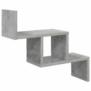 vidaXL Polica na zidu Betonska siva 48 x 15 x 42 cm Konstruirano drvo