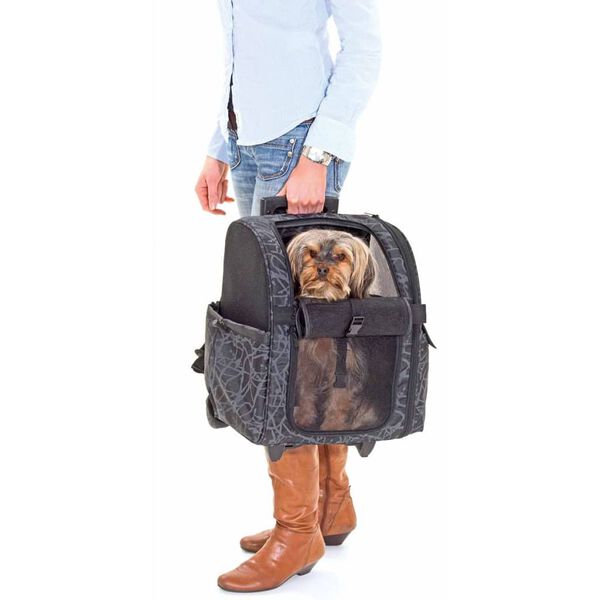 FLAMINGO kolica za kućne ljubimce Izzie crna 32 x 29 x 52 cm 31392